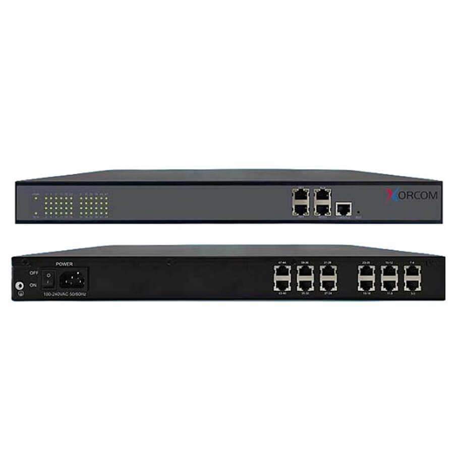 High Density (HD) FXS VoIP Gateway XORCOM GW0048S-45 